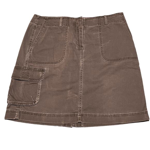 J Jill Women's Gray Cargo Skirt Size 6 - Picture 1 of 7